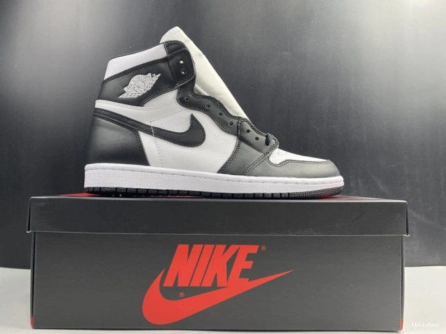 Cheap TBK 555088-010 Air Jordan White Black 1 Retro (2014) 0703